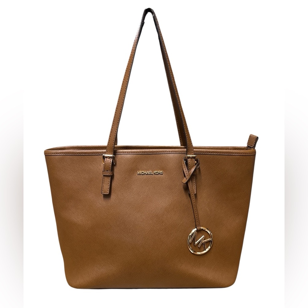 Michael Kors Tan Leather Tote Bag